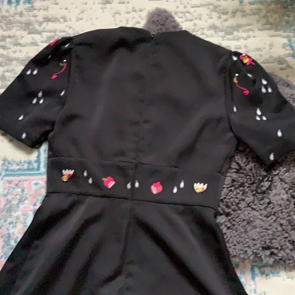 Temperley London NWT black midi dress UK6/US2 - Picture 5 of 9